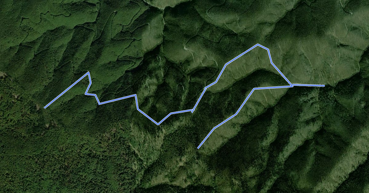 Маршрут Planinarski put 139: Šarenglava - Gudnoga - Reitweg - Lom на спутниковом снимке