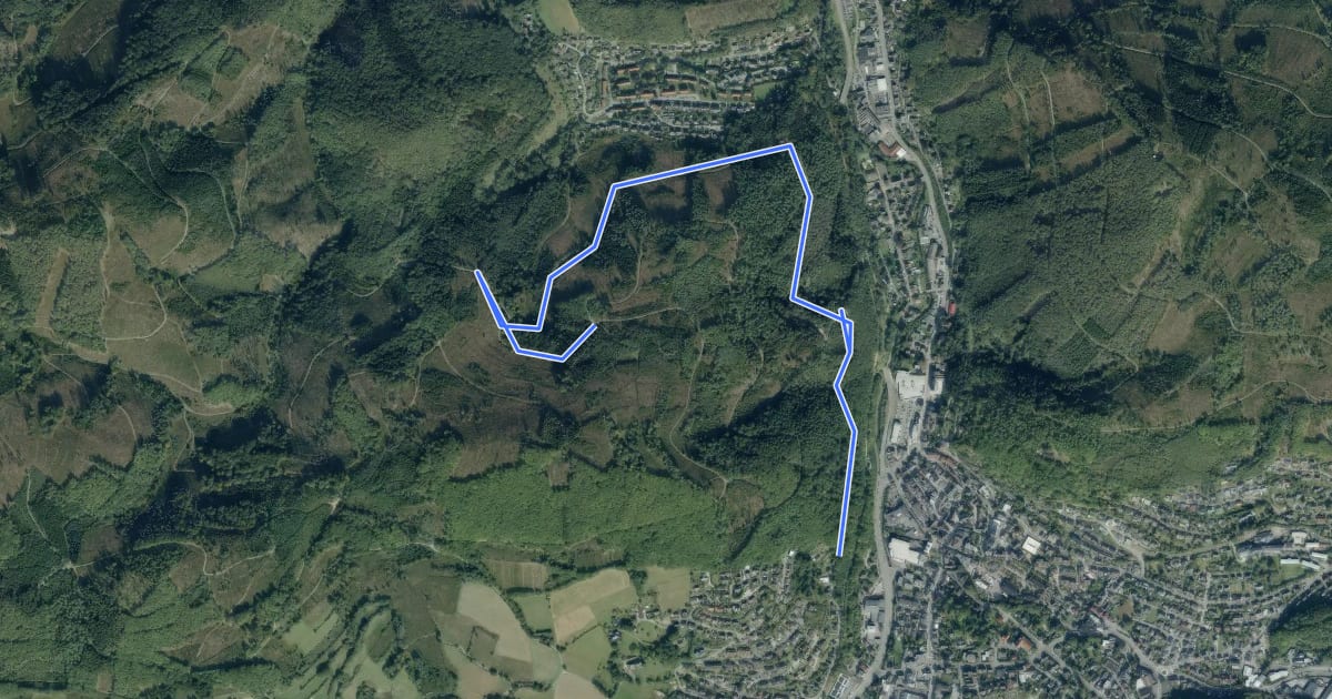 Маршрут Plettenberg Trail на спутниковом снимке