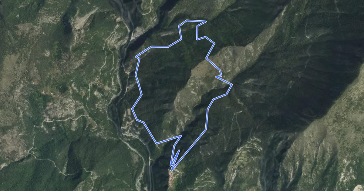Маршрут Pointe de Clamia на спутниковом снимке