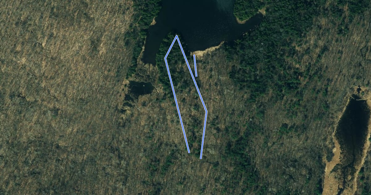 Маршрут Pond View Loop Trail на спутниковом снимке