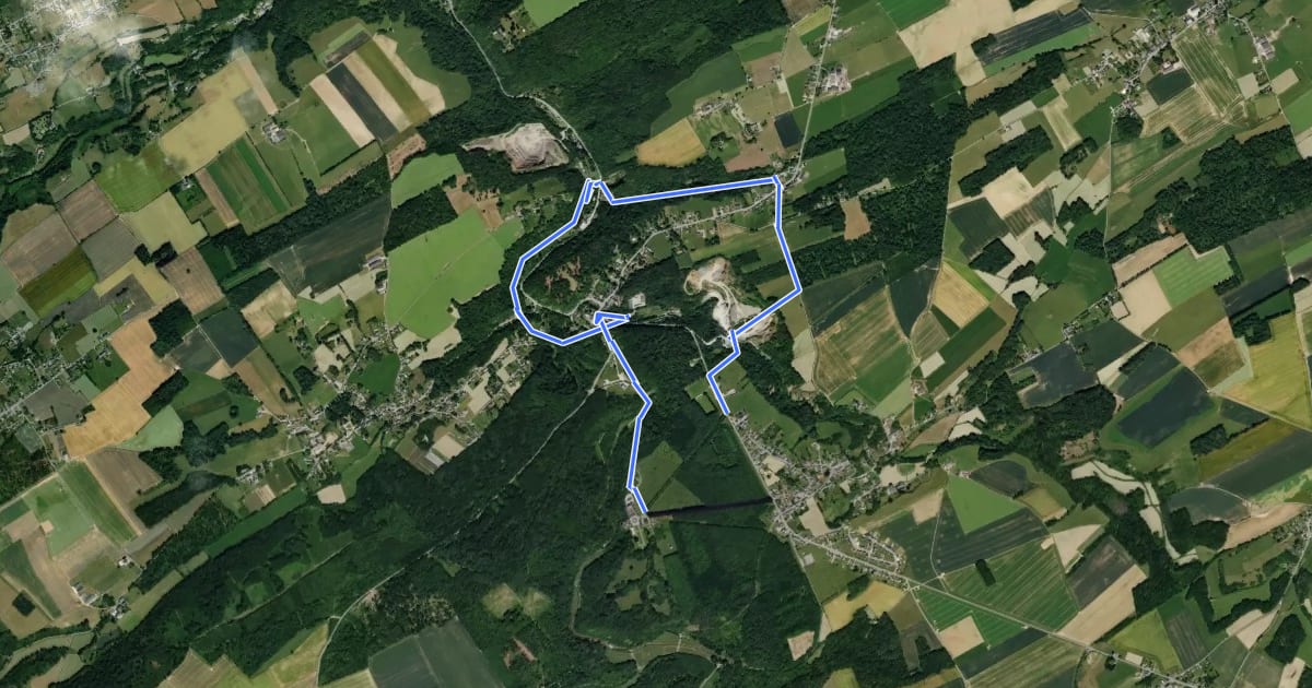 Маршрут Pont de Bonne на спутниковом снимке