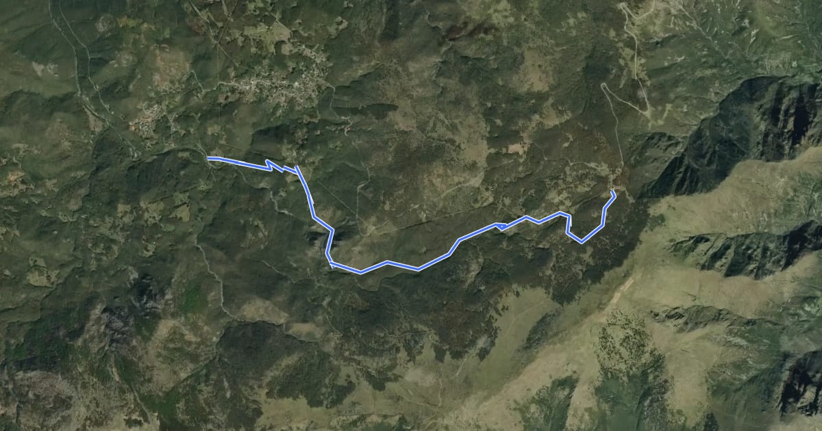 Маршрут Ponte sull'Orba - Albergo Faiallo на спутниковом снимке
