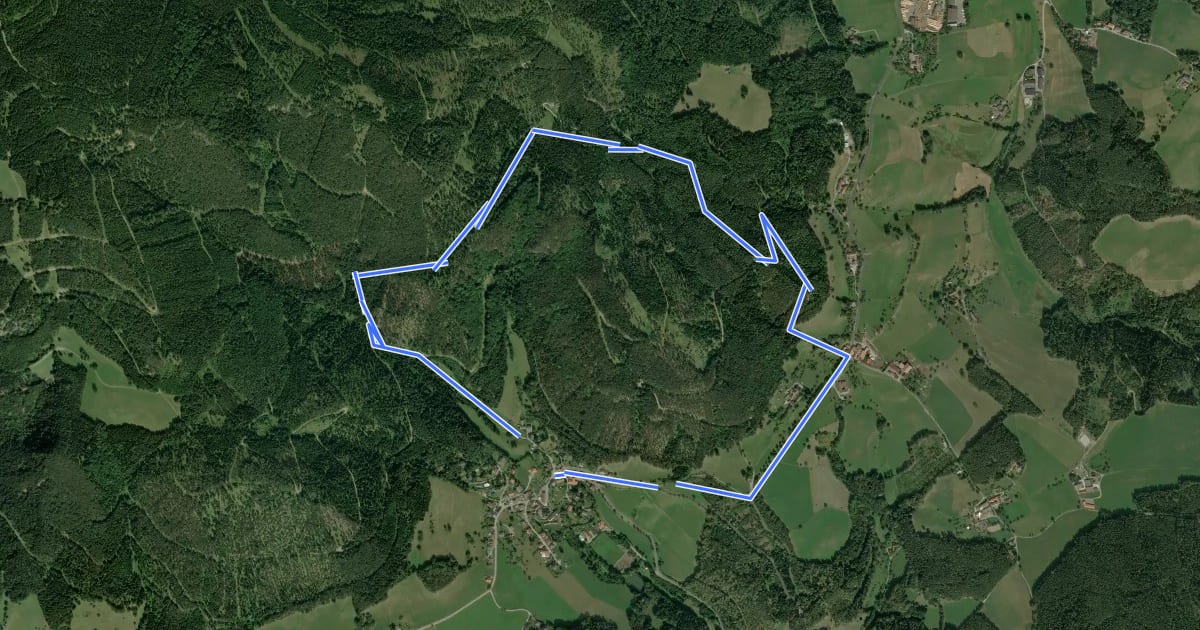 Маршрут Pottschacher Hütte Rundweg на спутниковом снимке