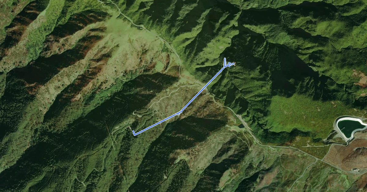 Маршрут PR 6.6 - Vereda do Túnel do Cavalo на спутниковом снимке
