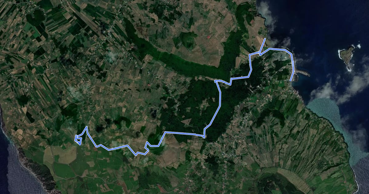 Маршрут PR01GRA Arquitetura da Água I на спутниковом снимке