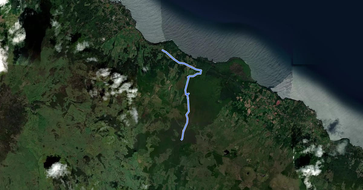 Маршрут PR02PIC Caminho dos Burros - Vertente Norte (Termina em São Miguel Arcanjo) на спутниковом снимке