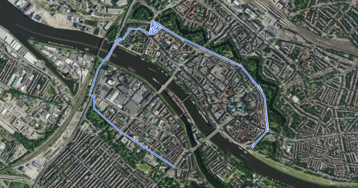 Маршрут Premiumroute Wallring на спутниковом снимке
