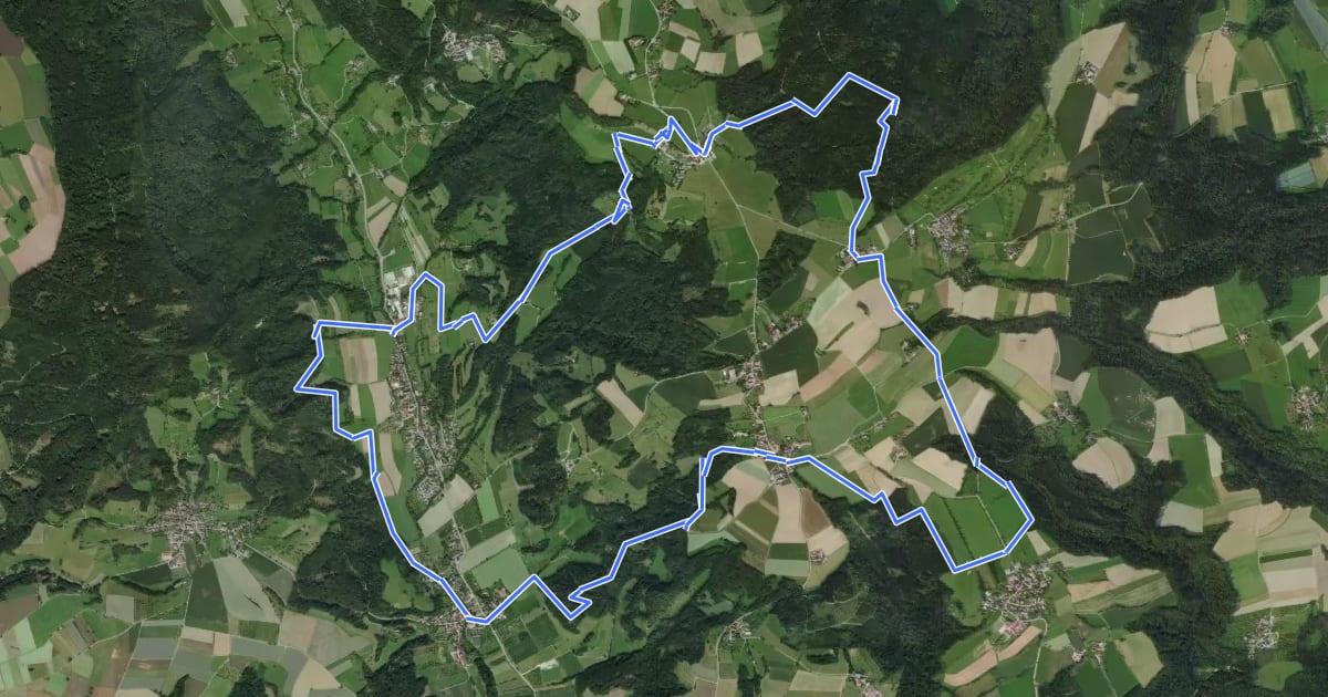 Маршрут Premiumwanderweg Bergtour Höchsten на спутниковом снимке