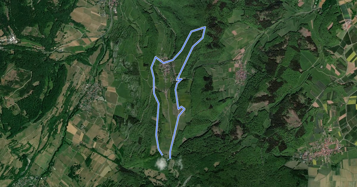 Маршрут Premiumweg P8 Heiligenberg, Bühlchen на спутниковом снимке