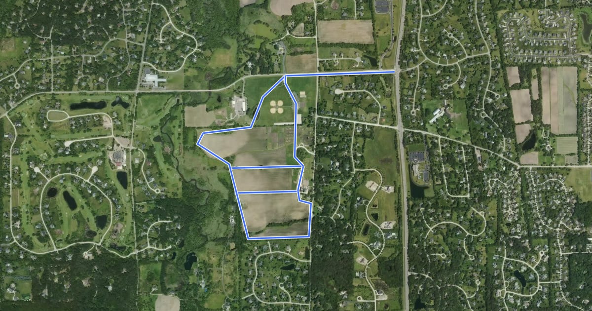 Маршрут Primrose Loop Trail на спутниковом снимке
