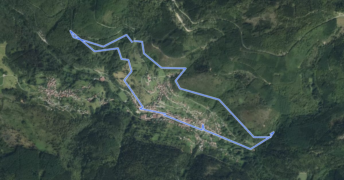 Маршрут Promenade Circulaire, Avec Sentier Botanique на спутниковом снимке