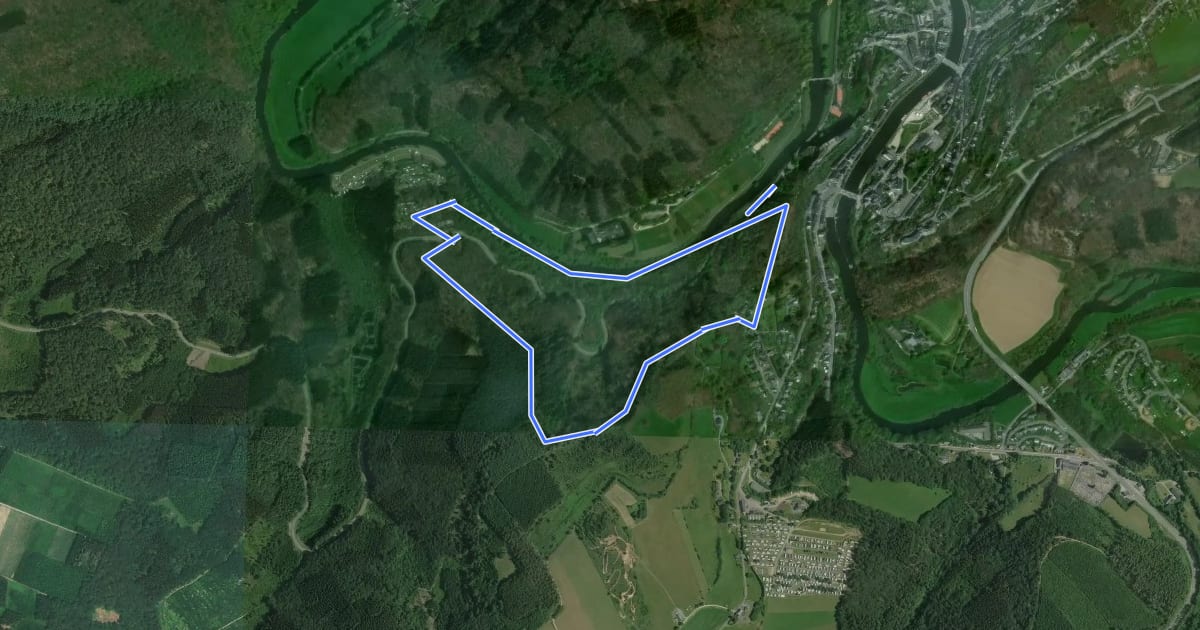 Маршрут Promenade de la Ramonette et arboretum 8 на спутниковом снимке