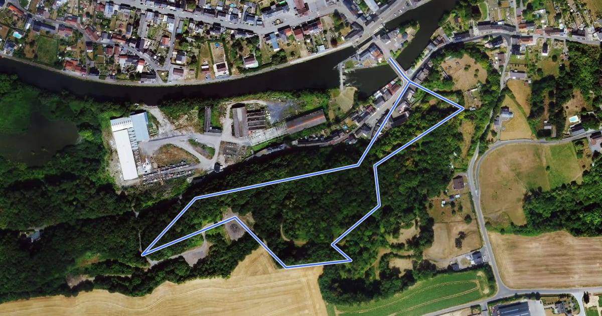 Маршрут Promenade des Carmes на спутниковом снимке