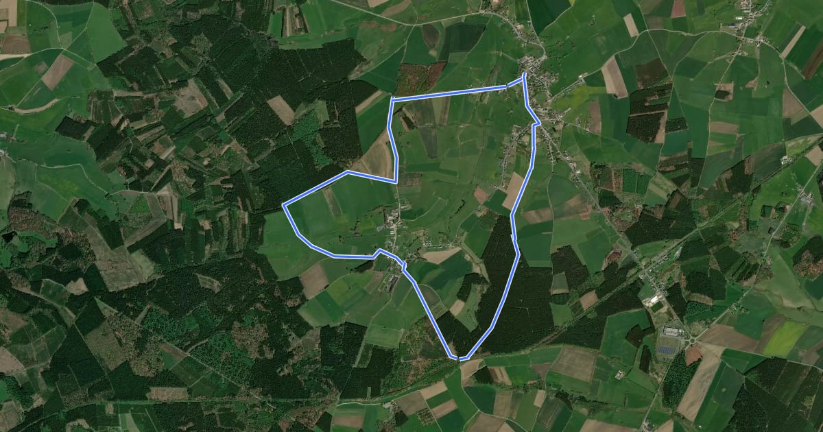 Маршрут Promenade du Bouvreuil на спутниковом снимке