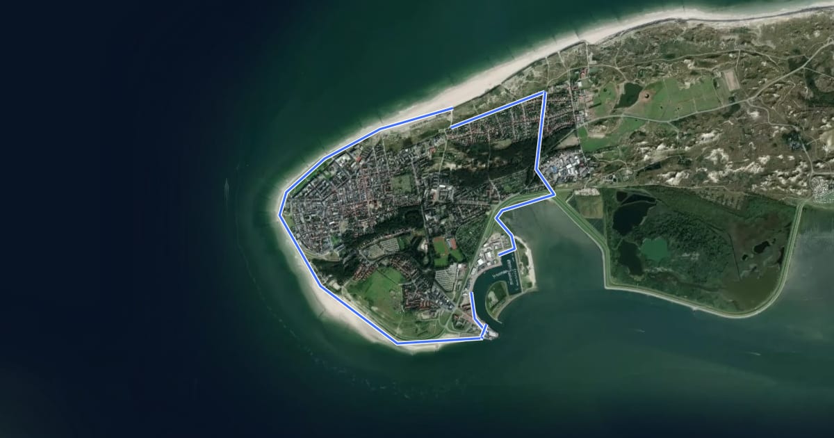 Маршрут Promenadenrundweg на спутниковом снимке