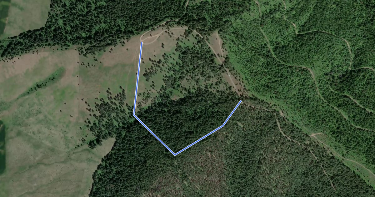 Маршрут Pt. Sublime Trail на спутниковом снимке