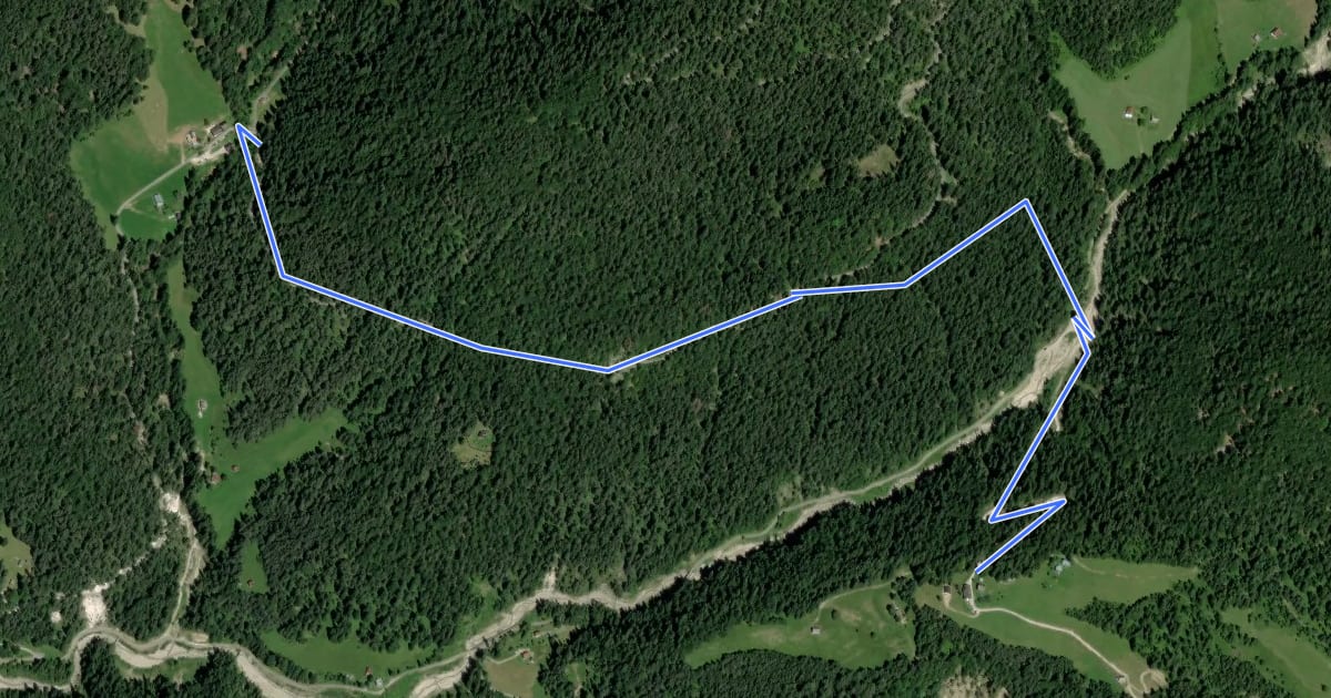 Маршрут Puanina Tour (T5) на спутниковом снимке