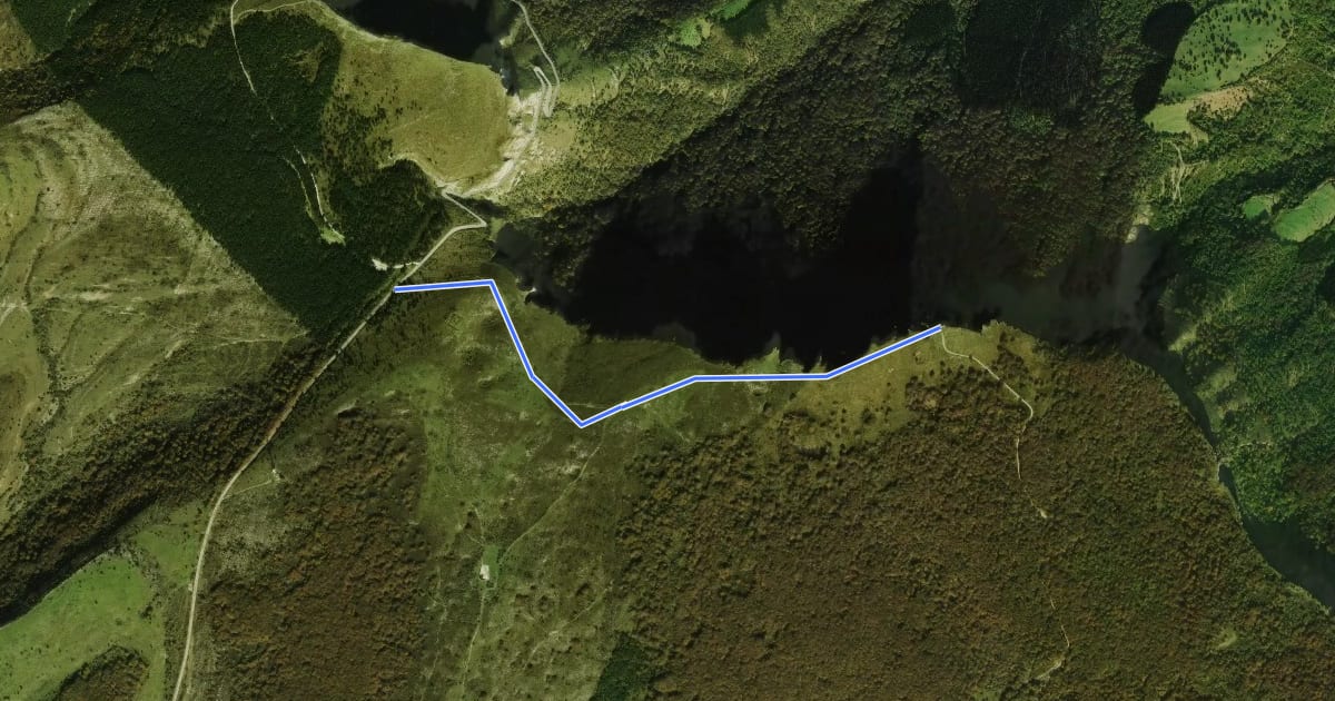 Маршрут Puerto de Orduña на спутниковом снимке