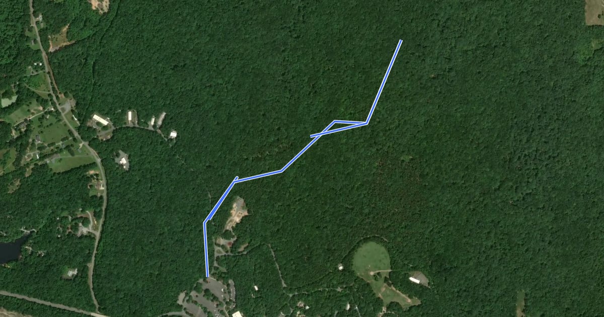 Маршрут Purgatory Trail на спутниковом снимке