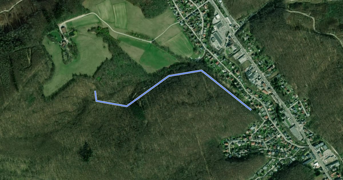 Маршрут Purkersdorf/Süßfeld - Hochramalpe на спутниковом снимке