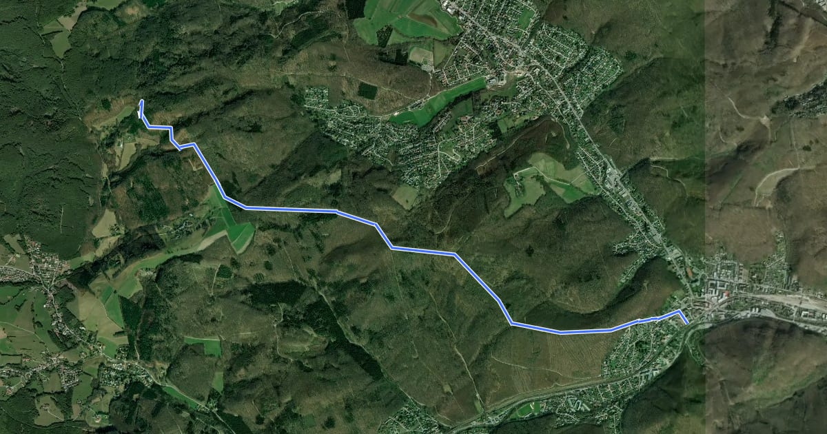 Маршрут Purkersdorf-Zentrum Bahnhof - Troppberg (Adolf Samper Weg) на спутниковом снимке