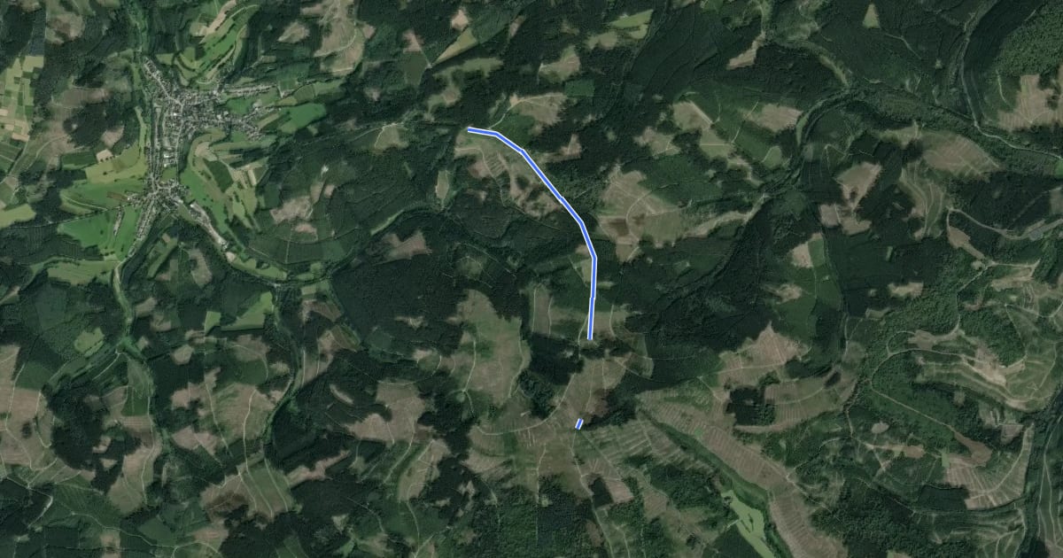 Маршрут Quadrat Heinsberg - Dreiherrenstein на спутниковом снимке