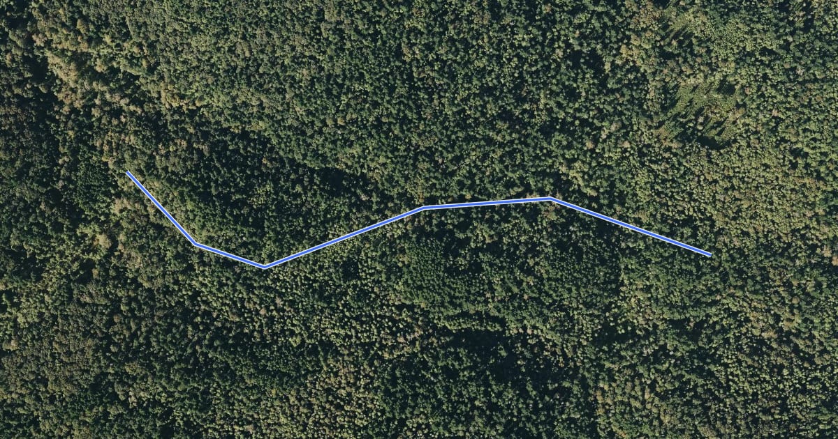 Маршрут Quarry Trail на спутниковом снимке