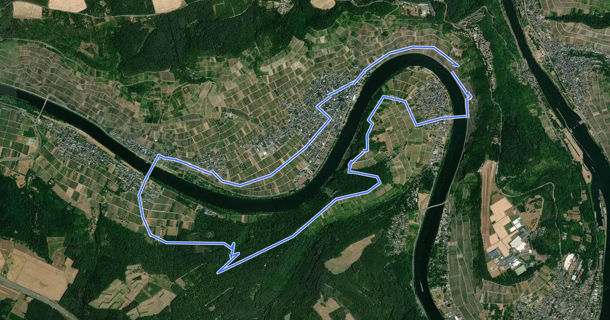 Маршрут Römer, Kloster und Franzosenfestung на спутниковом снимке