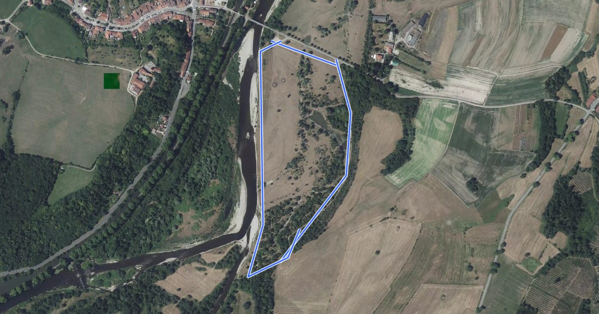 Маршрут Réserve naturelle régionale de la Moselle sauvage на спутниковом снимке