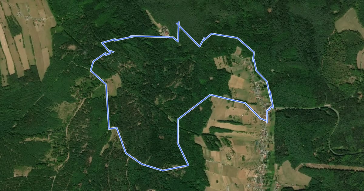 Маршрут RÄUBERpfad Eschau "Insel der Ruhe" на спутниковом снимке