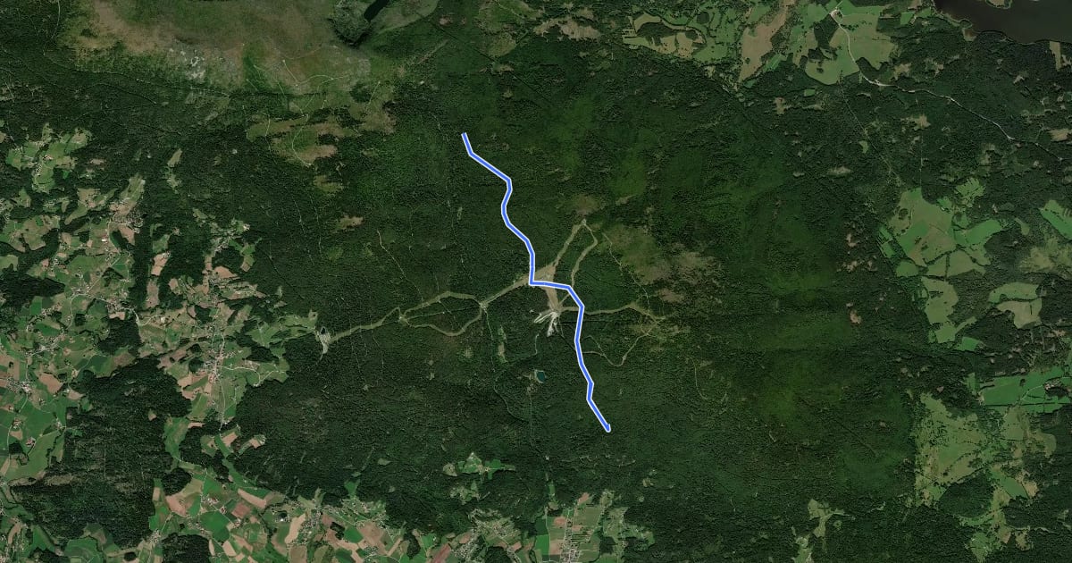 Маршрут R801, Plöckensteinersee Radroute Variante Gasthaus zum Überleben на спутниковом снимке