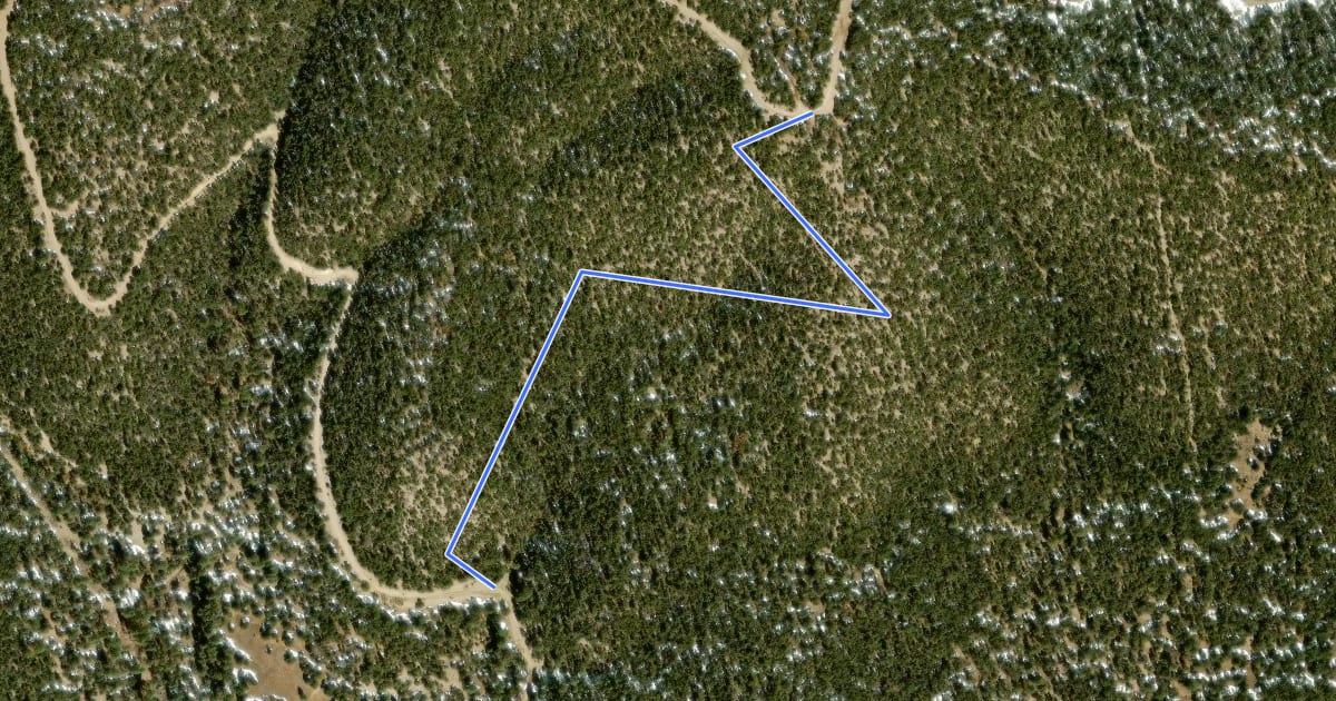 Маршрут Rabbit Run Trail на спутниковом снимке