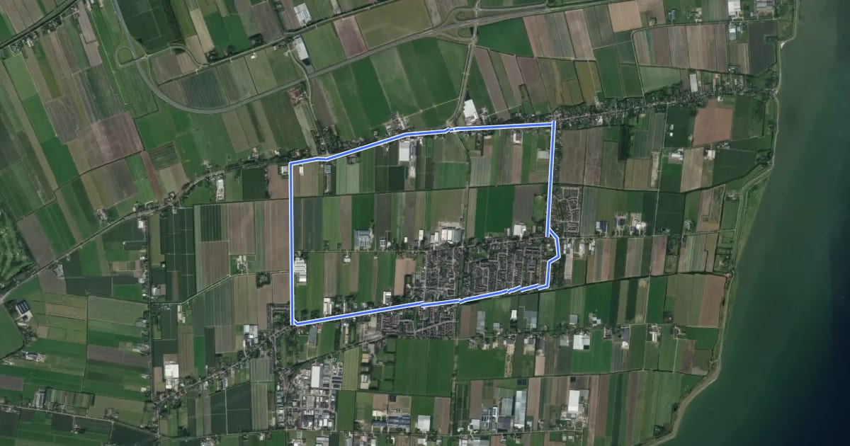 Маршрут Radjeroute на спутниковом снимке