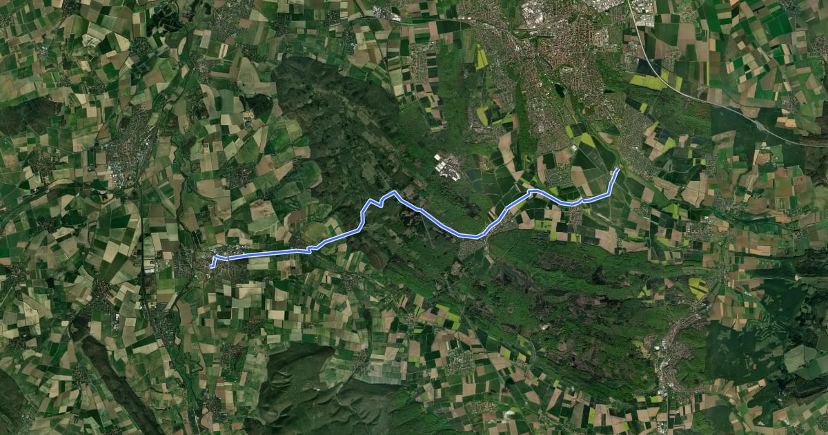 Маршрут Radweg Gronau (LHR)-Hildesheim OT Marienburg (RWZK) на спутниковом снимке