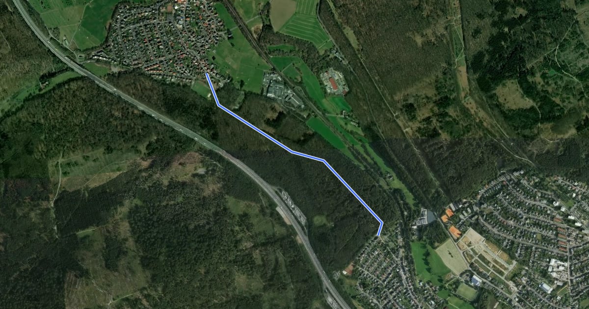 Маршрут Radweg Niederseelbach - Niedernhausen на спутниковом снимке