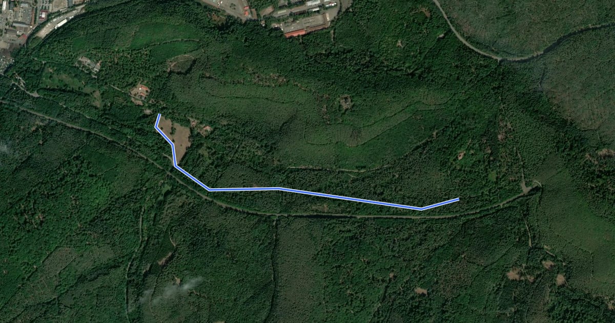Маршрут Radweg Tour 1 на спутниковом снимке