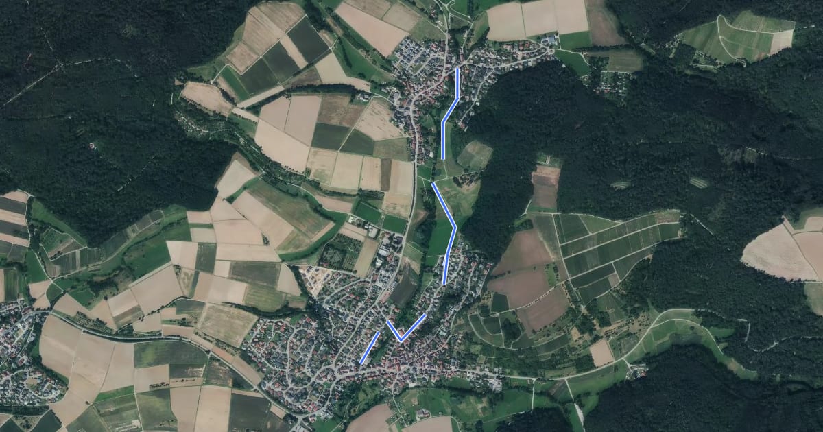 Маршрут Radweg Unterheinriet - Oberheinriet на спутниковом снимке