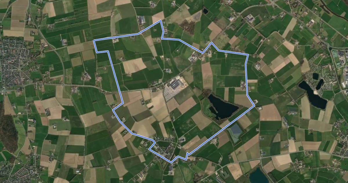 Маршрут Rafelderroute на спутниковом снимке