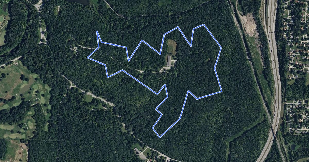 Маршрут Rancho D-Lux на спутниковом снимке