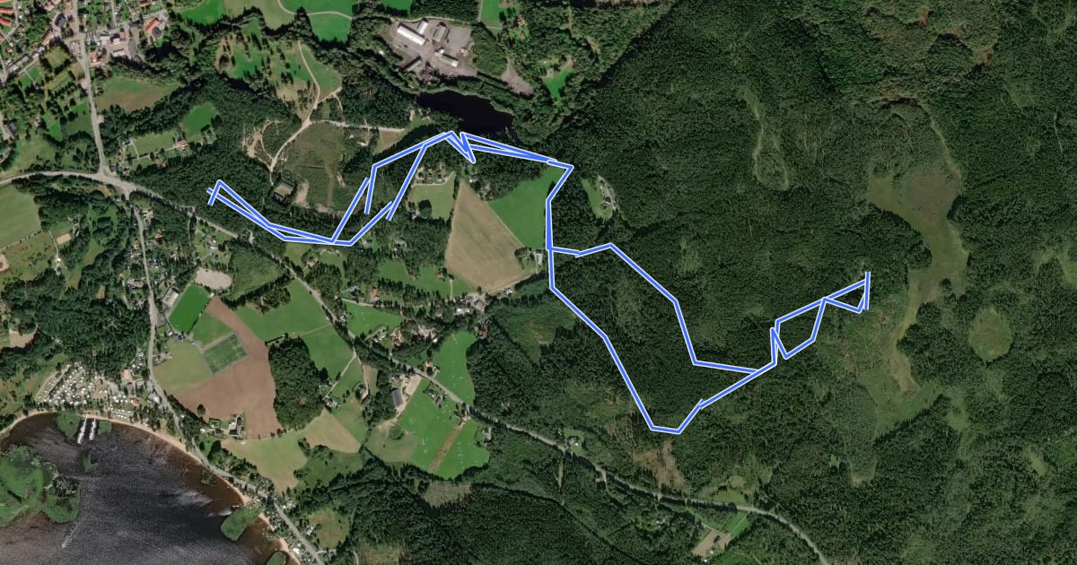 Маршрут Örby 6 km Motionsspår на спутниковом снимке