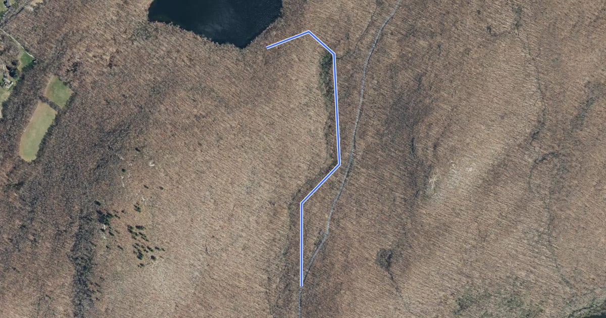 Маршрут Red Gate Trail на спутниковом снимке
