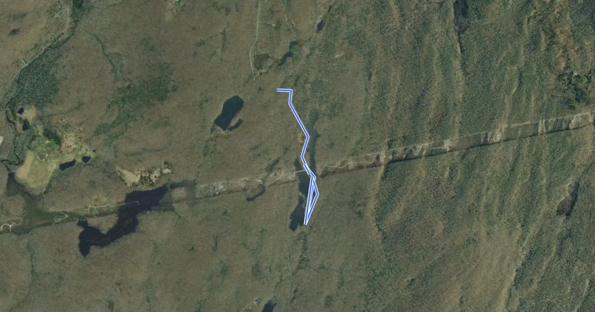 Маршрут Red Trail, Hartman на спутниковом снимке