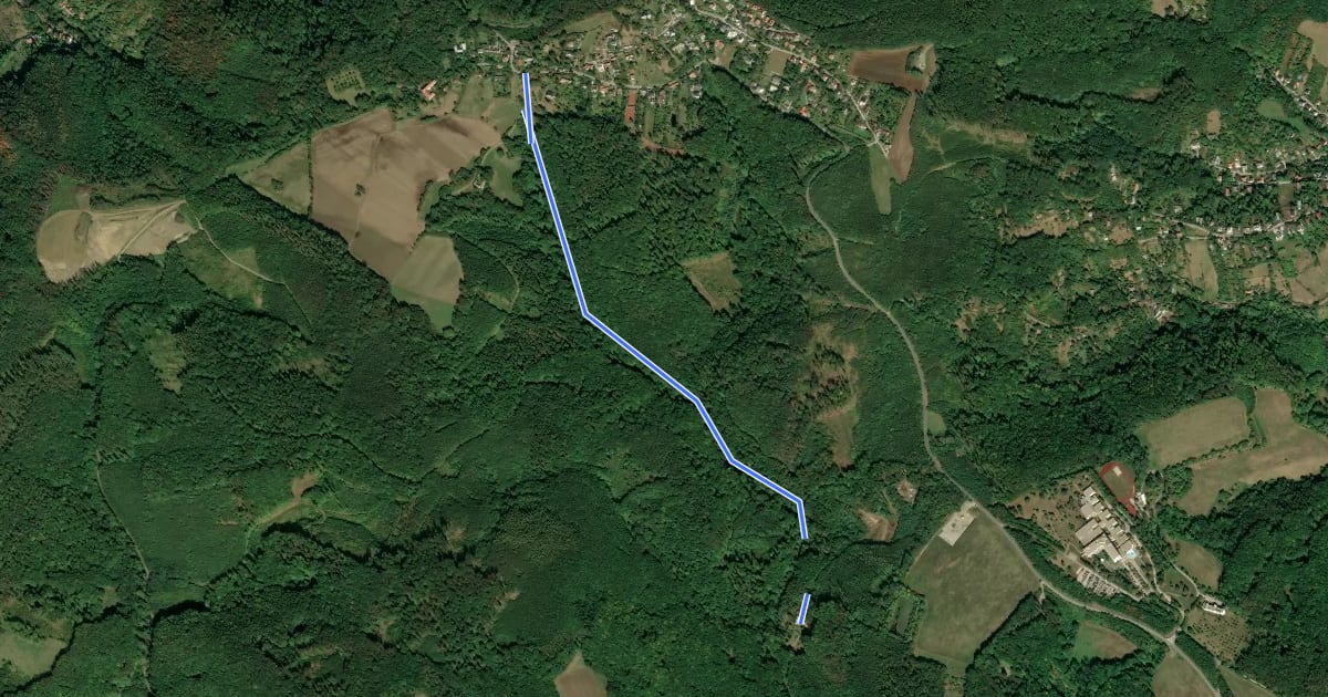 Маршрут Redlingerhütte – Hadersfeld/Hauptstraße на спутниковом снимке