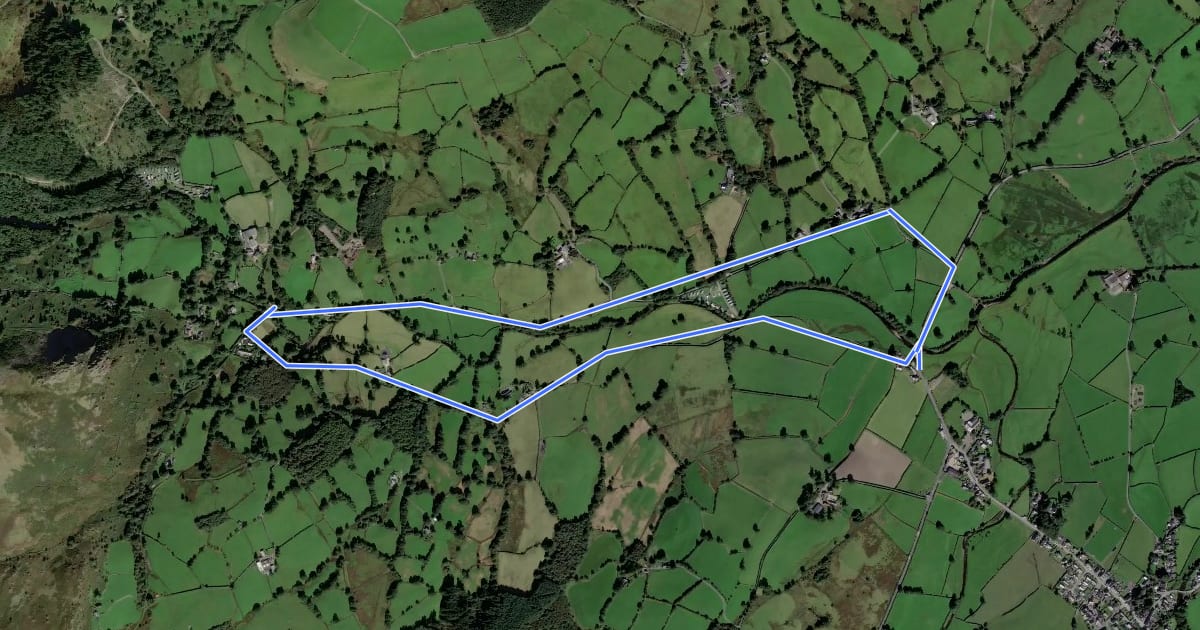 Маршрут Regional Route 14 на спутниковом снимке