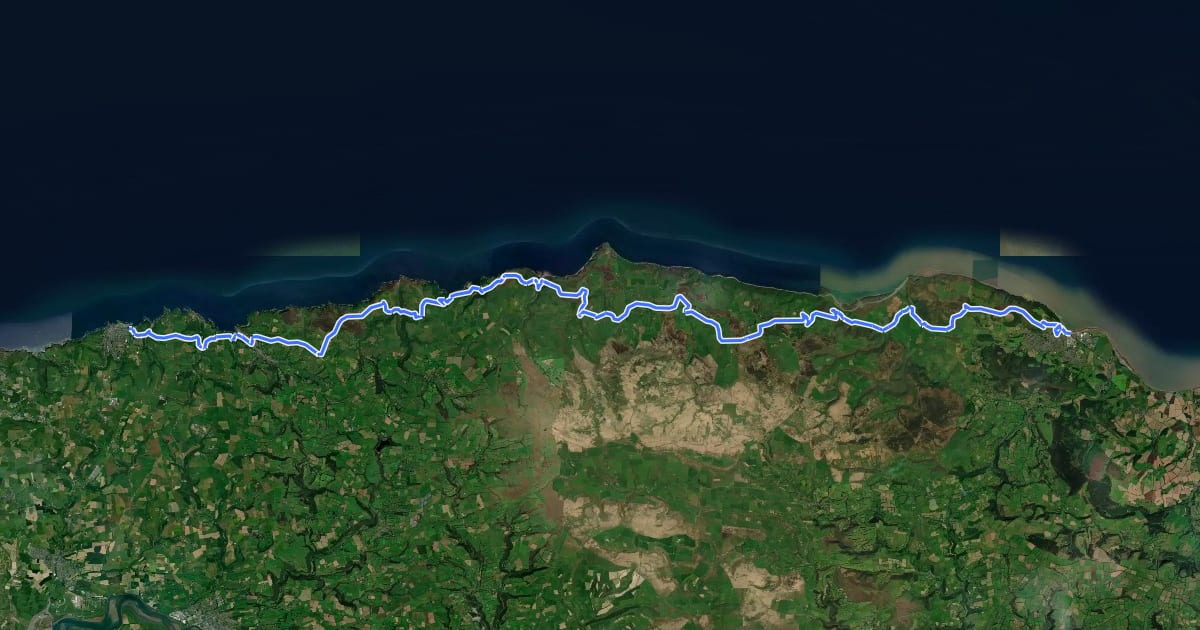Маршрут Regional Route 51 на спутниковом снимке