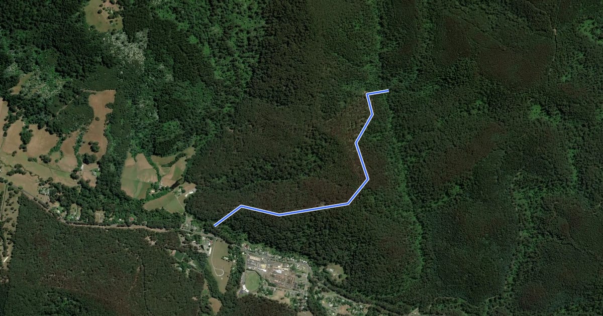 Маршрут Reids Tramway Walk на спутниковом снимке