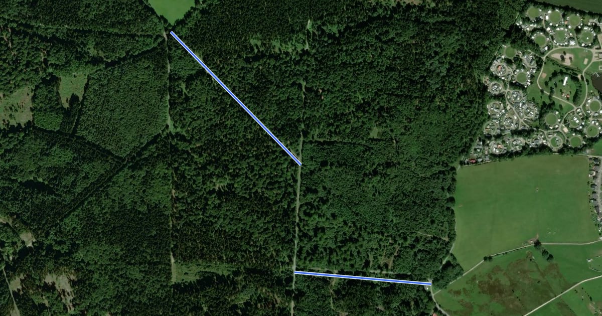 Маршрут Reinsfeld 1 на спутниковом снимке