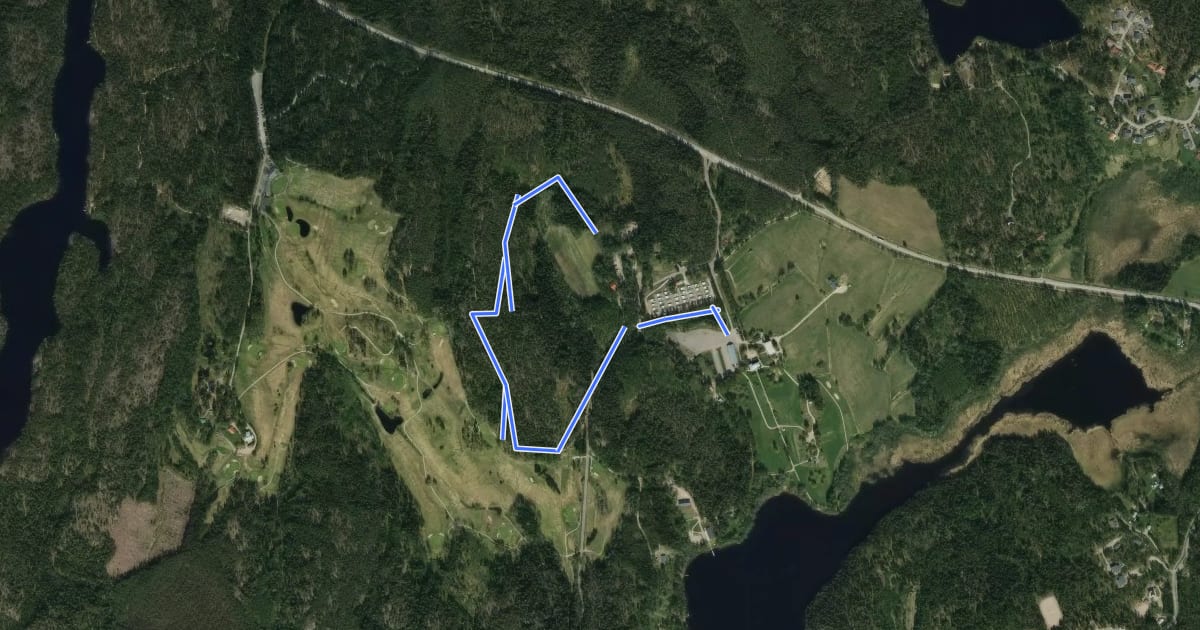 Маршрут Reitti 2.5 km на спутниковом снимке