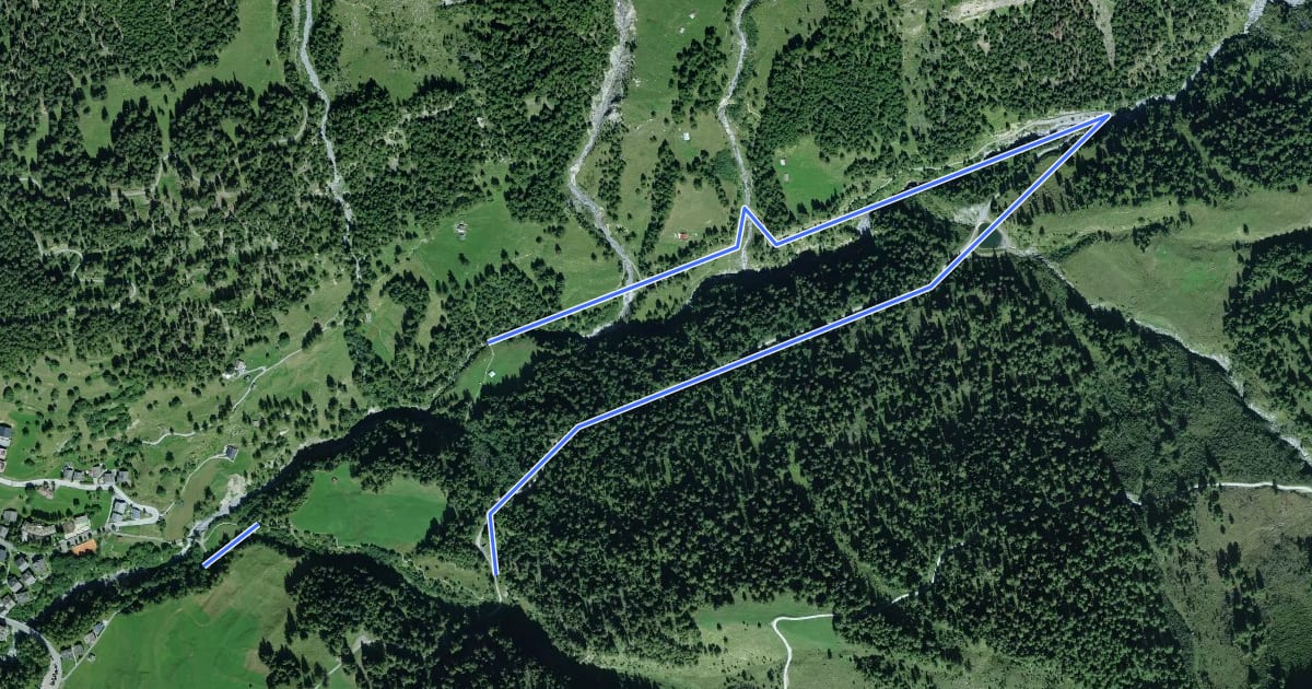 Маршрут Reservoir Heilbad на спутниковом снимке