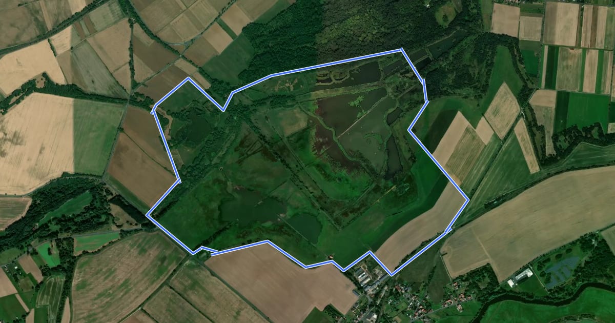 Маршрут Rhäden-Rundweg на спутниковом снимке
